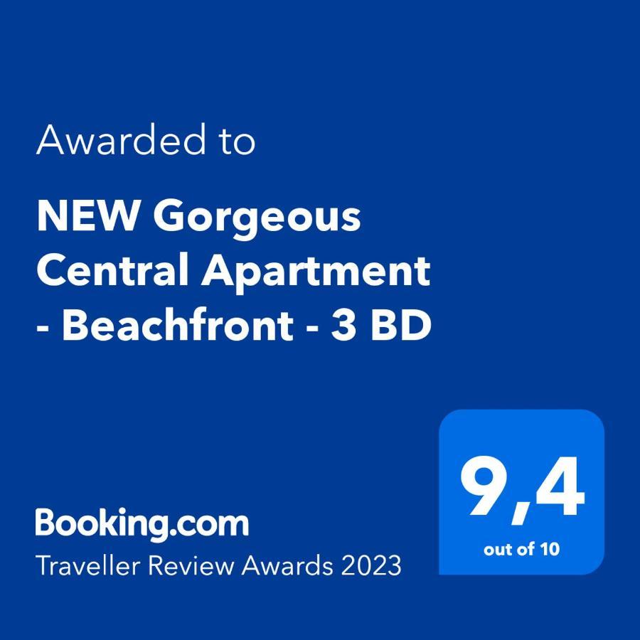 New Gorgeous Central Apartment - Beachfront - 3 Bd San Sebastian Exterior photo
